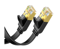 UGREEN Płaski kabel sieciowy NW106 Ethernet RJ45 Cat.7 STP 8m czarn - 1489210 - zdjęcie 3